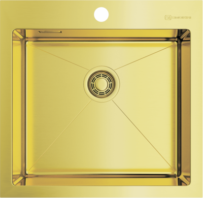Omoikiri Akisame 51-LG, мойка, нержавеющая сталь/светлое золото Omoikiri Akisame 51-LG, мойка, нержавеющая сталь/светлое золото