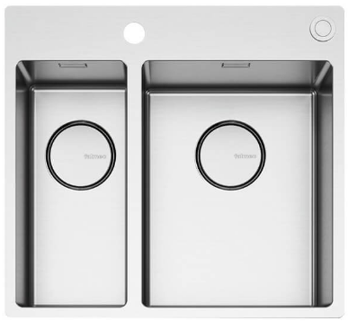 Фото товара: Falmec GARDA 18+31 Steel, мойка, нержавеющая сталь