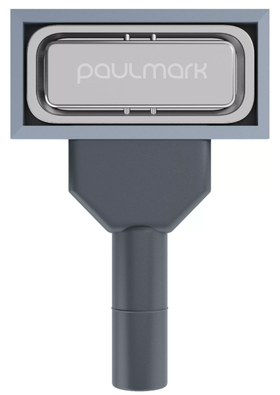 Фото товара: Paulmark PM24-BS, перелив овальный с логотипом, брашированная сталь
