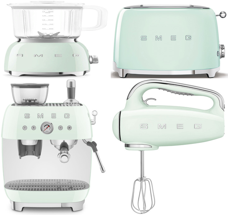 Фото товара: Smeg KLF04PGEU + TSF01PGEU + EGF03PGEU + BLF03PGEU + HMF01PGEU + CJF11PGEU