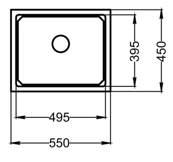 Детальное фото товара: GRANULA 5501iU мойка, гранит, алюминиум