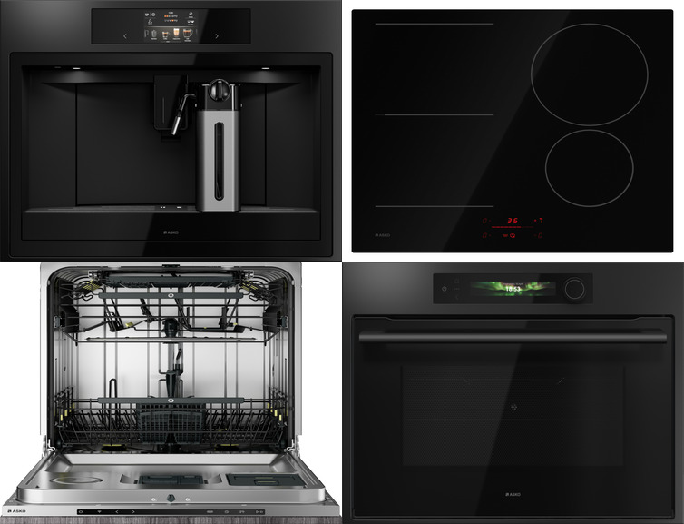 Фото товара: ASKO HI2642FBG1 + OCS66GSH + OCM64GSH + CMB64GS + DFI747U/1 + RBC276SND1