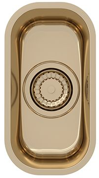 ALVEUS VARIANT MONARCH 110 BRONZE, мойка, нержавеющая сталь, бронза (в компл. с выпуском без сифона)