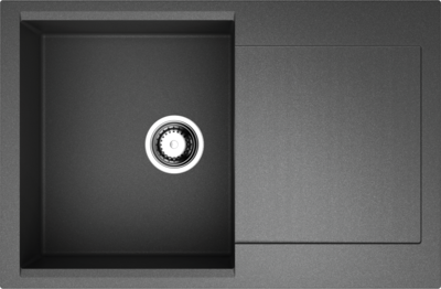 Omoikiri Daisen 78 BL, мойка, гранит, черный