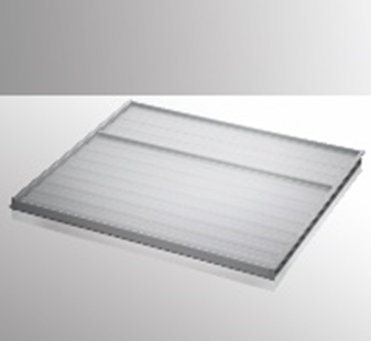 Ninka Vector 900, стационарная составная полка-перегородка, серый