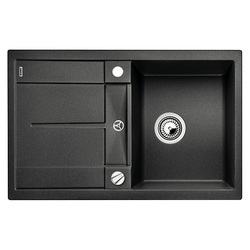 Фото товара: Blanco Metra 45S, мойка, гранит, антрацит, с клапаном-автоматом