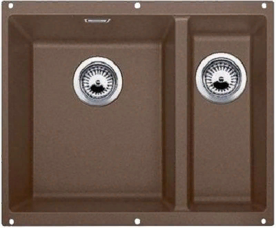 Фото товара: Blanco Rotan 340/160-U, мойка, гранит, кофе