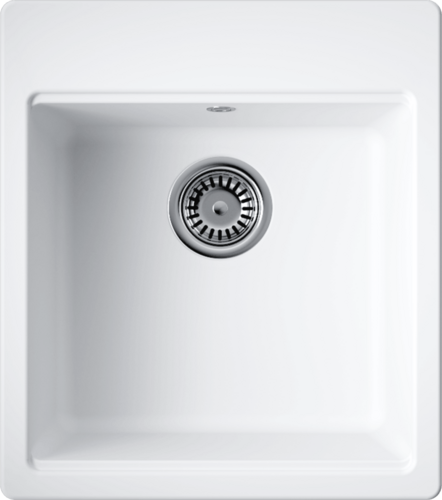 Фото товара: Omoikiri Akari 45-WH, мойка, гранит, белый