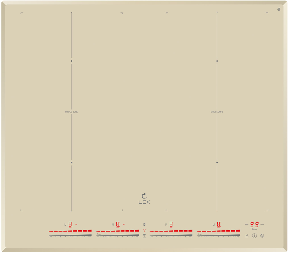 Фото товара: LEX EVI 641C I IV индукционная поверхность