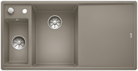 Фото товара: Blanco Axia III 6S, мойка,чаша слева, гранит, серый беж, доска стекло