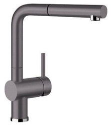 Blanco Linus-S, смеситель, гранит, темная скала