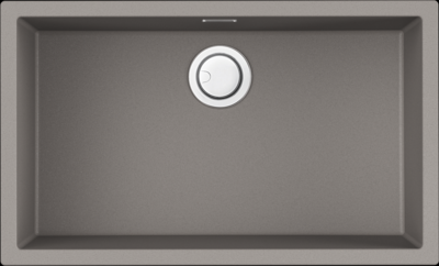 Omoikiri Yamakawa 75-U/I-GR, мойка, керамика, leningrad grey