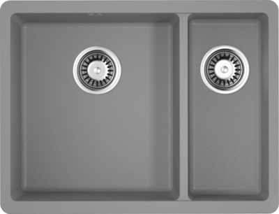 Omoikiri Kata 55-2-U-GR, мойка, гранит, leningrad grey