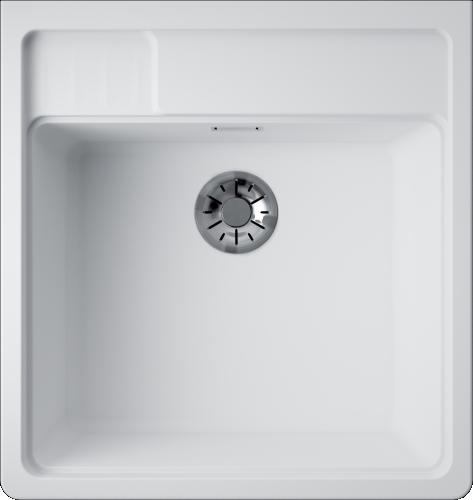 Фото товара: Omoikiri Kinokawa 60-WH, мойка, керамика, белый