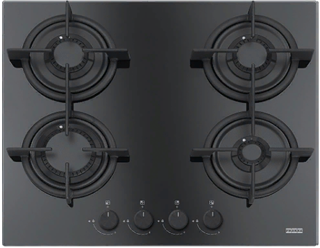 Фото товара: Franke FHCR 604 4G HE BK C газовая поверхность