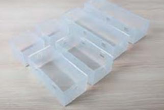 Ninka Banio Набор N2 короба из полупрозрачного тонированного пластика, белый