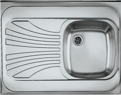 ALVEUS GENESIS PRIMAL 010D-NNI-60, мойка, нержавеющая сталь (без выпуска и сифона)