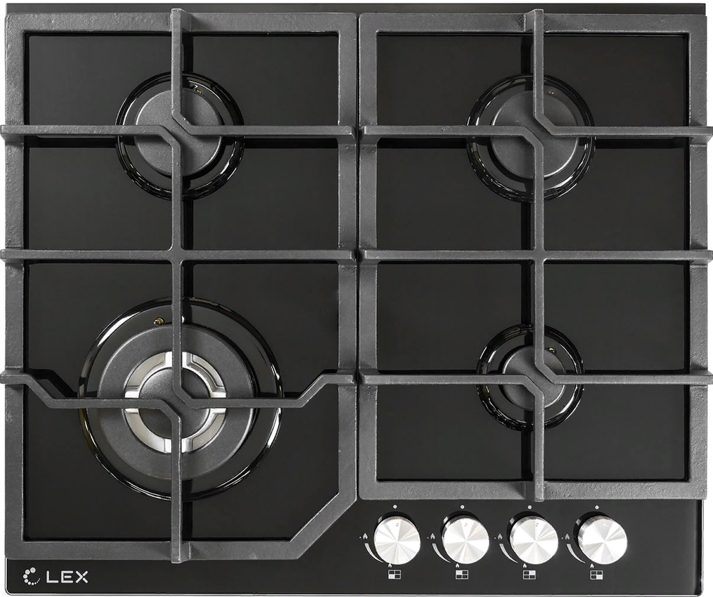 LEX GVG 640-1 BL Фото товара: LEX GVG 640-1 BL газовая поверхность
