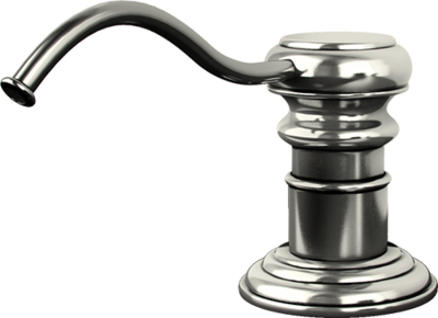 Omoikiri OM-01-SI, дозатор для моющего средства, античное серебро