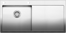 Детальное фото товара: Blanco Claron 5S-IF/A, мойка, чаша слева, нержавеющая сталь с зеркальной полировкой