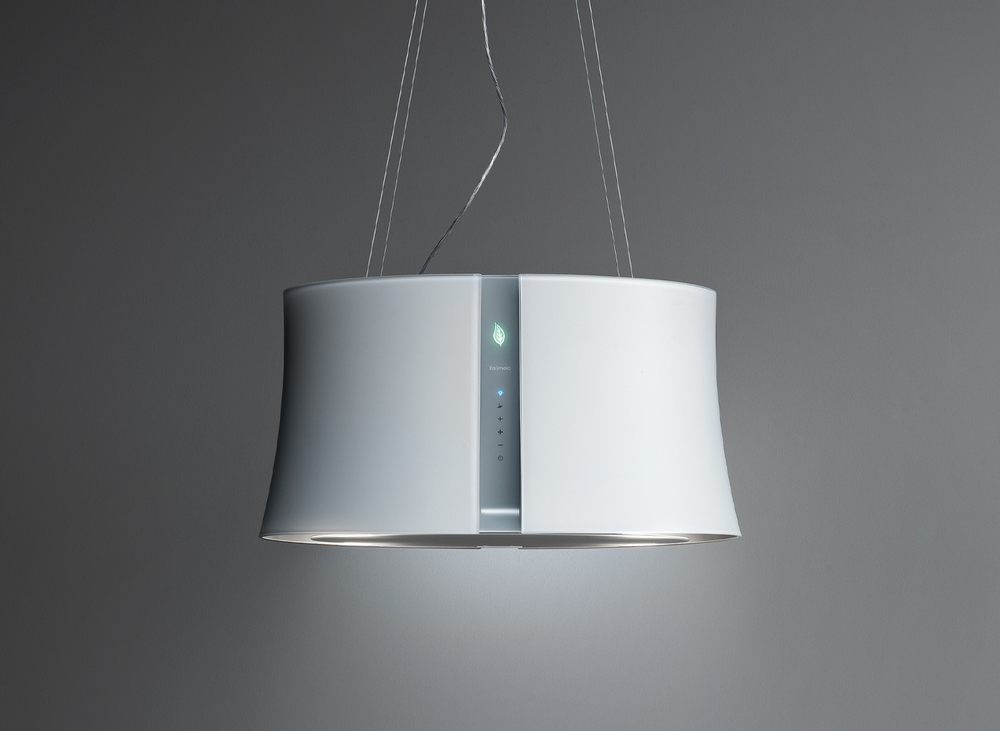 Фото товара: Falmec ZEPHIRO E.ION IS GLASS WHITE