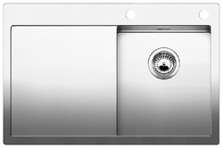 Детальное фото товара: Blanco Claron 4S-IF/A, мойка, чаша справа, нержавеющая сталь с зеркальной полировкой