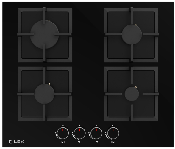 Фото товара: LEX GVG 644 BBL газовая поверхность