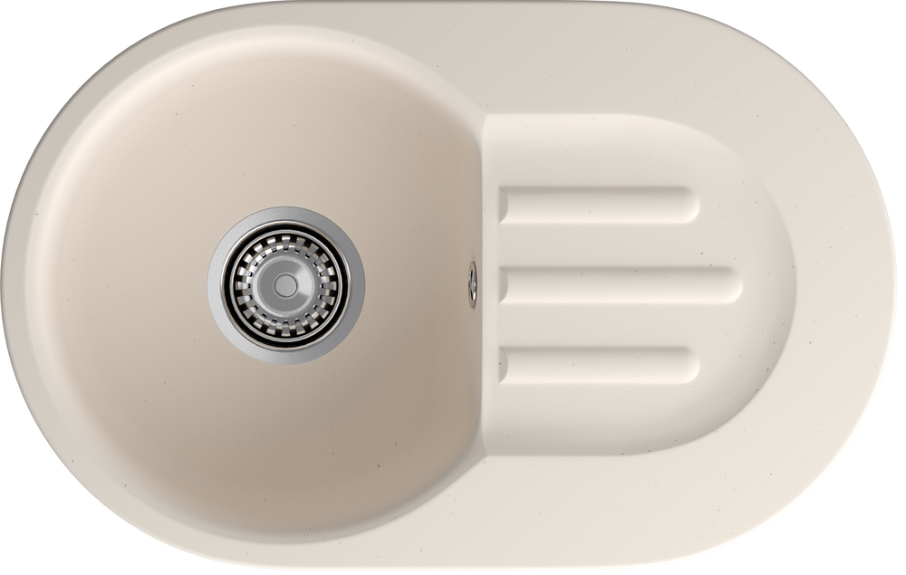 Фото товара: ЭкоМ М-685, мойка, мрамор, белый