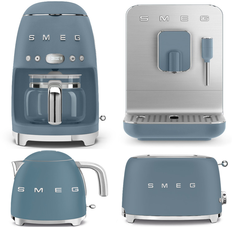 Фото товара: Smeg KLF03SBMEU + TSF01SBMEU + BCC12SBMEU + DCF02SBMEU