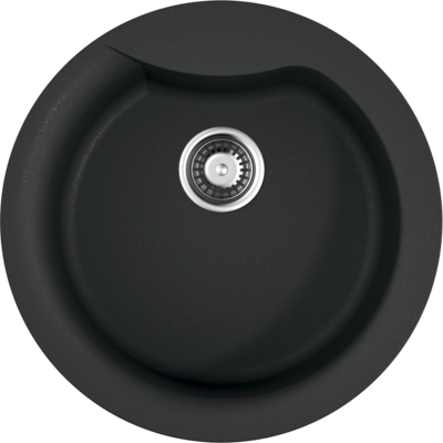 Omoikiri Yasugata 48R-BL, мойка, гранит, черный