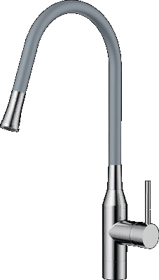 Omoikiri Yatomi-BN-GR смеситель, нержавеющая сталь/серый