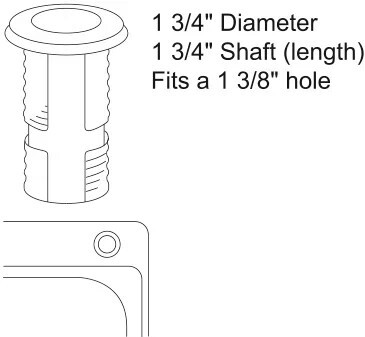 Детальное фото товара: Franke Комплект кнопки управления для измельчителей, черный матовый