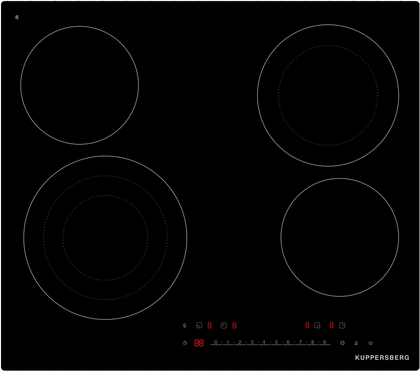 Фото товара: Kuppersberg ECS 635 стеклокерамическая поверхность