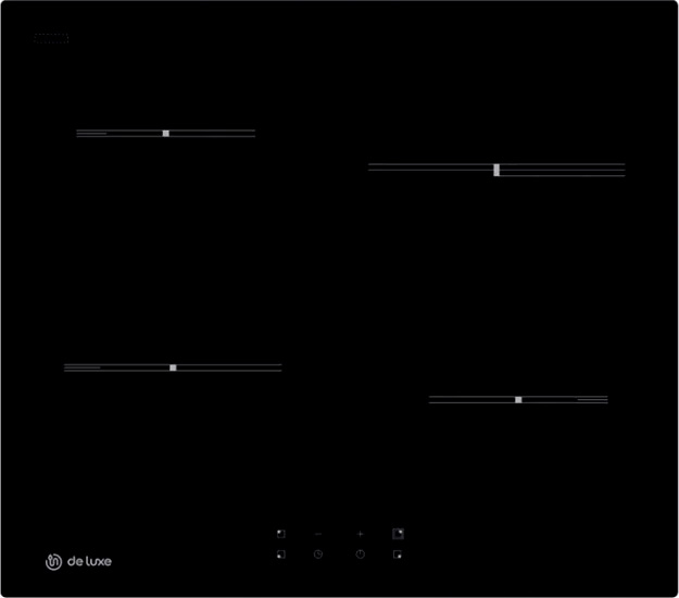 Фото товара: De Luxe 595204.03эвс-003 стеклокерамическая поверхность