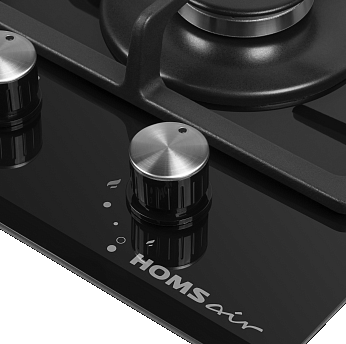 HOMSair HGG323GCBK Детальное фото товара: HOMSair HGG323GCBK газовая поверхность