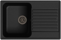 LEX Geneva 740 Black, мойка, гранит