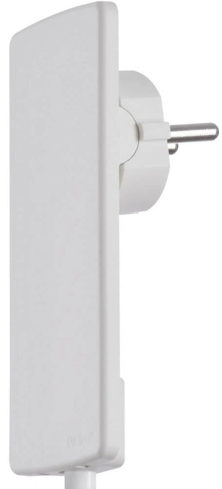 Фото товара: EVOLINE Plug, электрическая штепсельная вилка плоская, белый