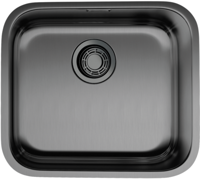 Детальное фото товара: Omoikiri Omi 49-U-GM, мойка, нержавеющая сталь/вороненая сталь