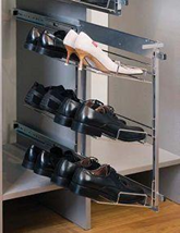 Фото товара: Pelly выкатная система для хранения обуви, хром