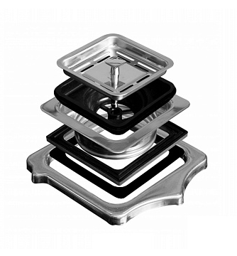 ALVEUS переходник для измельчителя квадратный