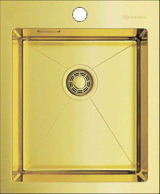 Omoikiri Akisame 41-LG, мойка, нержавеющая сталь/светлое золото