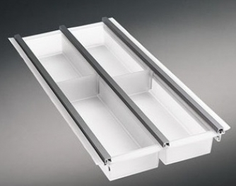 Детальное фото товара: Ninka Cuisio Aqua 300, Legrabox Blum, лоток для столовых приборов, белый
