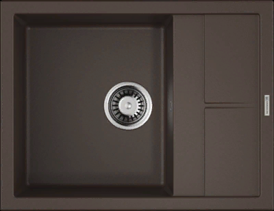 Omoikiri Sumi 65-DC, мойка, гранит, темный шоколад