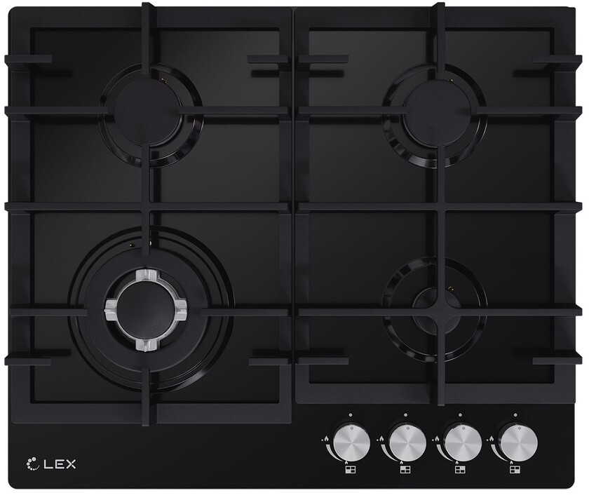 Фото товара: LEX GVE 642 BL MATT EDITION газовая поверхность
