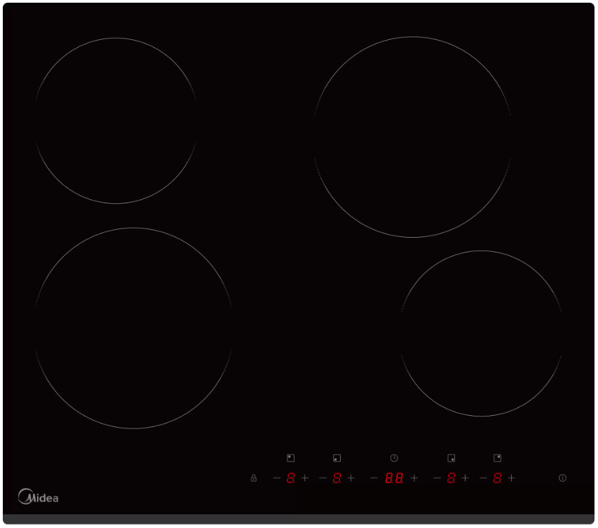 Фото товара: Midea MCH64107F стеклокерамическая поверхность