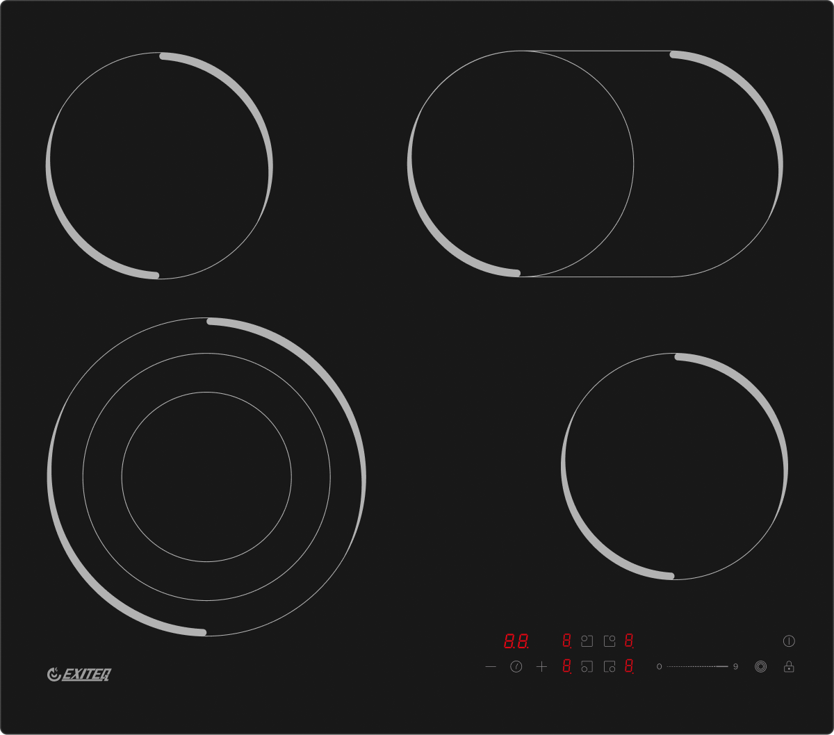 Фото товара: EXITEQ EXH-511СB стеклокерамическая поверхность