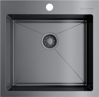 Omoikiri Akisame 51-GM, мойка, нержавеющая сталь/вороненая сталь Omoikiri Akisame 51-GM, мойка, нержавеющая сталь/вороненая сталь