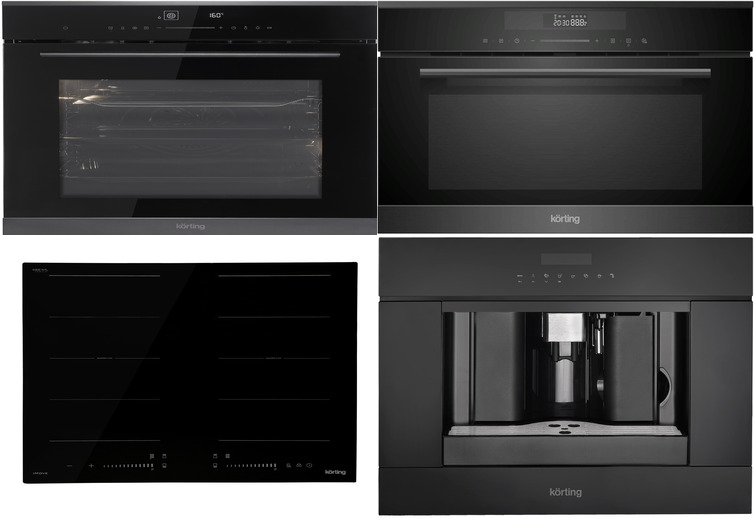 Фото товара: KORTING HIB 68900 B IMOVE + OKB 1331 S GNBX + KMI 830 GNBX + KCM 9200 BG