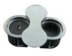 SFL BP8U-2 блок встраиваемый 1 эл. розетка, 1 USB зарядка, нержавеющая сталь