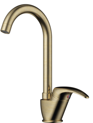 Omoikiri Umi-AB смеситель, античная латунь